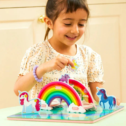 Unicorn Rainbow Play Puzzle - - Fat Brain Toys - US 8969