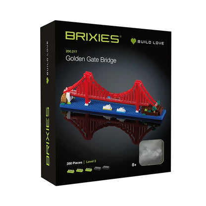 Brixies Golden Gate Bridge - - Fat Brain Toys - US 2281