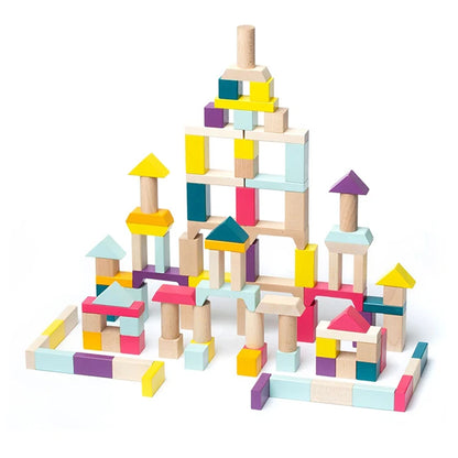 Cubika Wooden Blocks Construction Kit - - Fat Brain Toys - US 7266