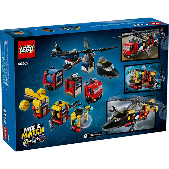 LEGO City - Helicopter Fire Truck &amp; Submarine Remix - US 9359