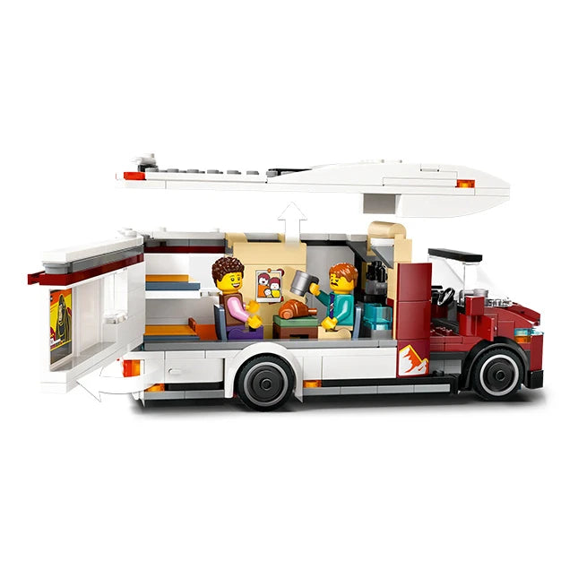 LEGO City - Holiday Adventure Camper Van - Best for Ages 6 to 9 - US 8266