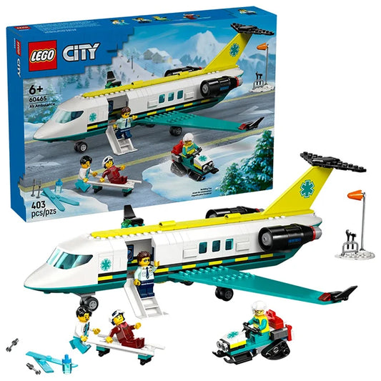 LEGO City - Emergency Air Ambulance Airplane - Best for Ages 6 to 10 - US 0864