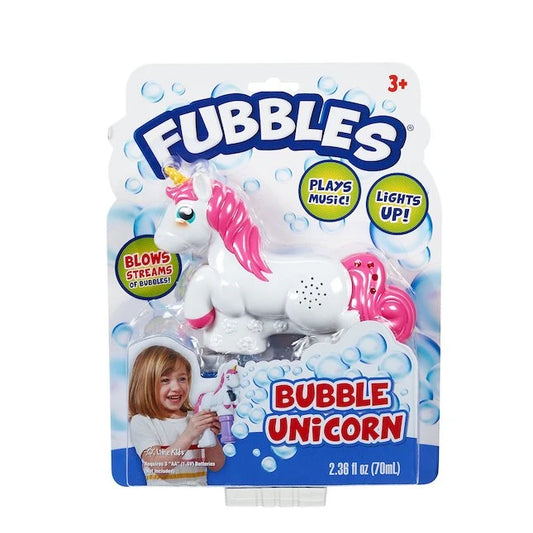 Fubbles Bubble Unicorn Bubble Blaster - Best for Ages 3 to 7 - US 4636