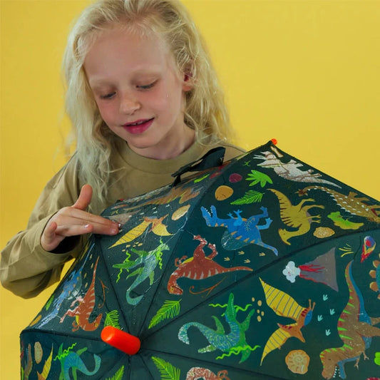 Dino Color Changing Umbrella - 15 inch - Best for Ages 3 to 7 - US 1917