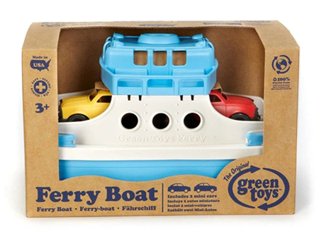 Green Toys Ferry Boat - Best Bath Toys for Ages 3 to 8 - US 3086