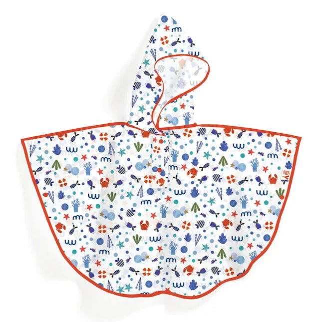 Ocean Rain Cape - Best Gear &amp; Apparel for Ages 3 to 6 - Fat Brain Toys - US 5294