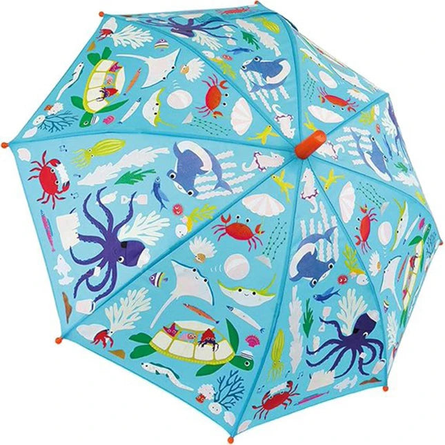 Ocean Color Changing Umbrella - - Fat Brain Toys - US 0402