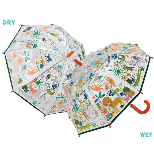 Jungle Transparent Color Changing Umbrella - 15 inch - US 2670