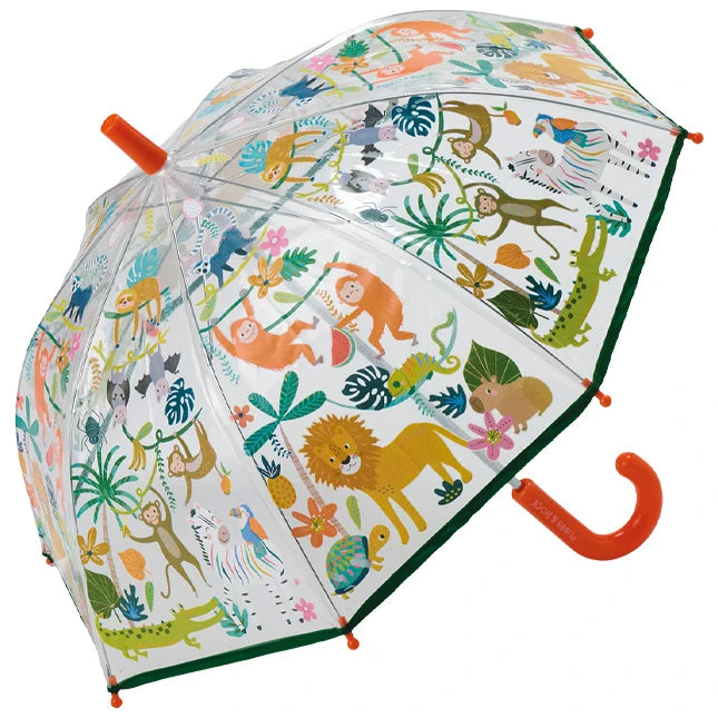 Jungle Transparent Color Changing Umbrella - 15 inch - US 2670