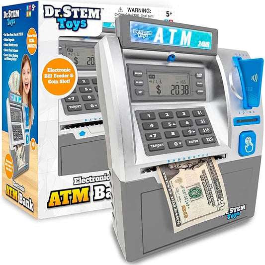 Dr. STEM Toys Electronic ATM Bank - - Fat Brain Toys - US 1712