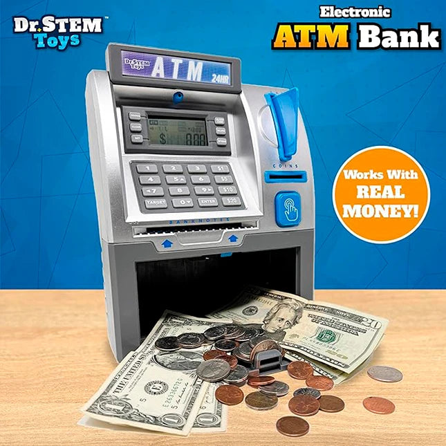 Dr. STEM Toys Electronic ATM Bank - - Fat Brain Toys - US 1712